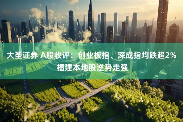 大圣证券 A股收评：创业板指、深成指均跌超2% 福建本地股逆势走强