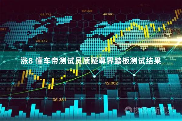 涨8 懂车帝测试员质疑尊界踏板测试结果